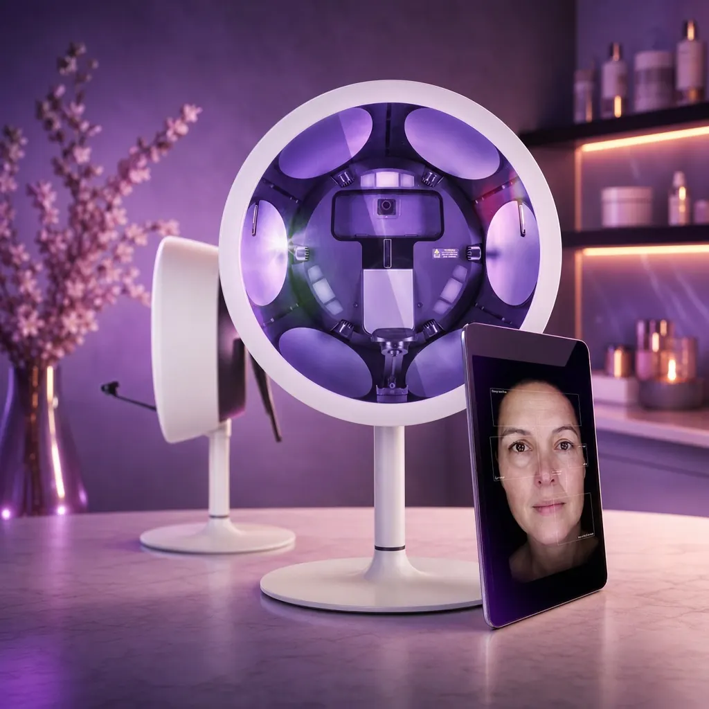 Observ 520x — sistem de analiză facială multispectrală cu 10 moduri de iluminare