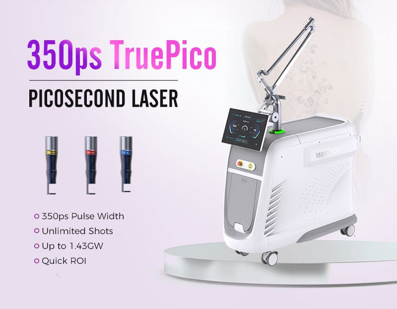 TRUE Pico Laser 350ps - sistem picosecundă profesional pentru eliminarea tatuajelor