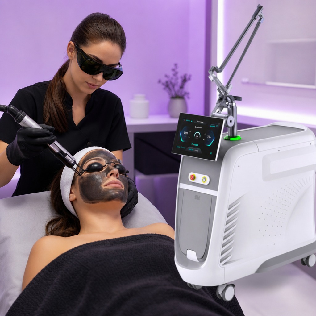 Carbon Peel — tratament Hollywood Glow cu nanoparticule de carbon și laser PICO