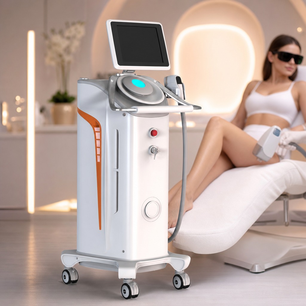 Laser 4K — aparat de epilare definitivă cu 4 lungimi de undă