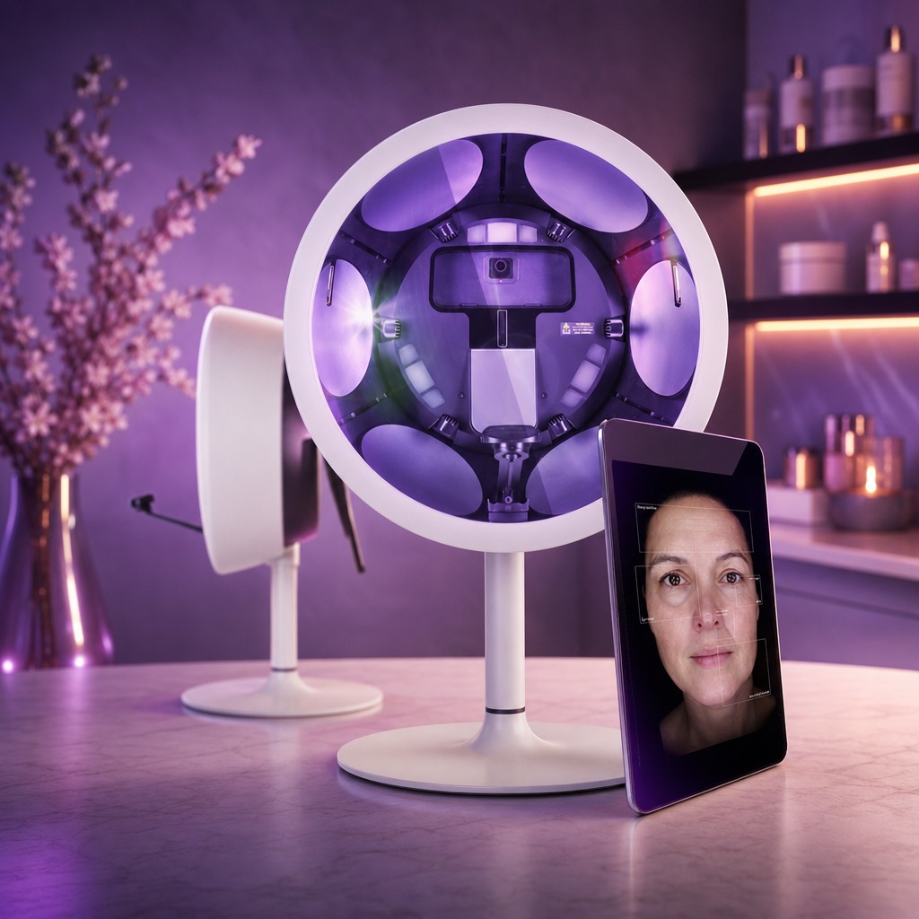 Observ 520x — sistem de analiză facială multispectrală cu 10 moduri de iluminare